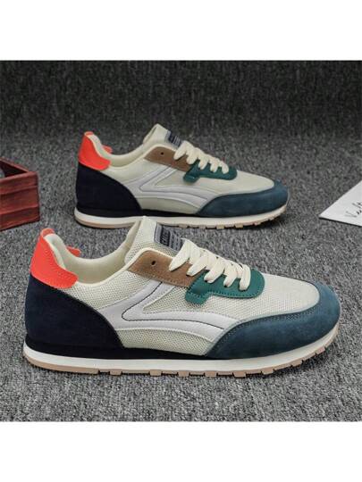 حذاء رياضي كاجوال رجالي (مقاس صغير)، أحذية تزلج للطلاب، أحذية لون مباين بسحاب، أحمر بمناسبة عيد الميلاد