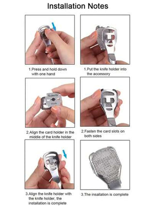 طقم أدوات إزالة القسوة والعناية بأقدام القدم من الفولاذ المقاوم للصدأ - شفرة قطع, فرشاة, ملف تقشير مع 10 قطع بديلة, حقيبة, منظم, وعلبة تخزين