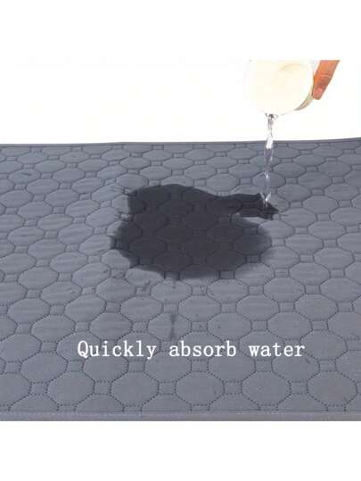 حصيرة بول للحيوانات الأليفة يمكن غسلها وإعادة استخدامها - طبقة ماء 4 طبقات لتدريب الكلاب مع قلب ضامن - مثالية للتبول داخل المنزل ومعاناة فقدان السيطرة والسفر - بديل لرمل القطط وحصيرة سرير الكلب