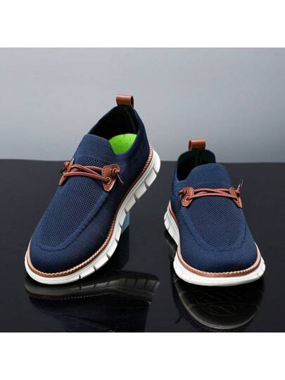 حذاء رياضي خفيف كبير الحجم للرجال، مريح وعصري ، تنفس الربيع/الصيف عبر الحدود