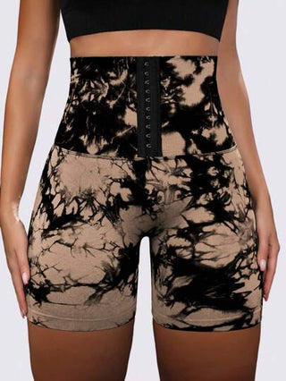 Seamluxe Sport صشورت رياضية مربوط بحبل كشكشة مصبوغ بتقنية التباين اللوني، شورت رياضي، شورت جيم ، شورت رياضي