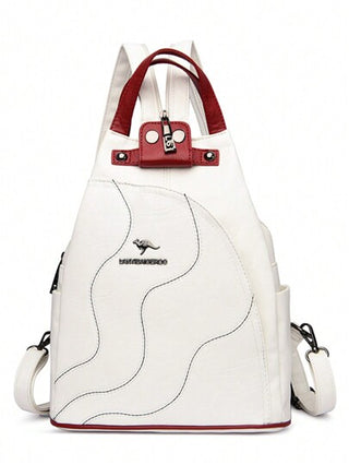 حقيبة ظهر جلدية للنساء كبيرة السعة، حقيبة مدرسية للبنات المراهقات، مضادة للسرقة، حقيبة ظهر للسفر، حقيبة كتف، 2024،حقيبة مدرسية، محمولة، قسم للحاسوب المحمول، سعة كبيرة، للطالبات المراهقات والنساء الجامعيات، المدرسة الإعدادية، الثانوية، للخارج، السفر، الخرو