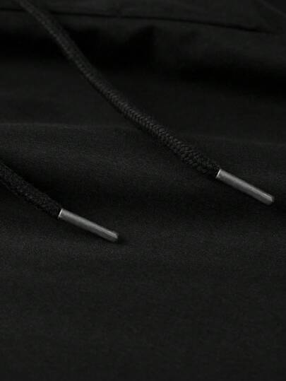 سروال كارجو غير رسمي لموسم الربيع/الصيف برباط، طراز جامعي، للأولاد في سن المراهقة