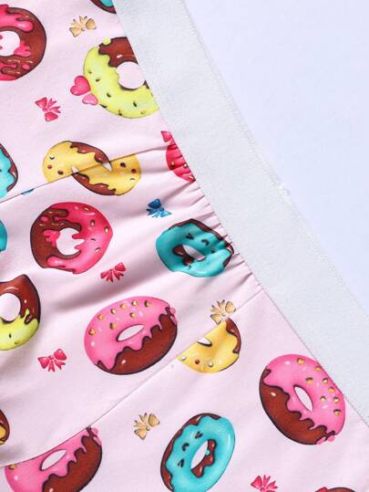 Happy Jammies ملابس داخلية رجالية مريحة بطباعة دونات في صورة الشورت