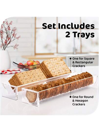 1/2/4 حامل شفاف للتقديم - صينية تقديم أكريليك شفافة، حامل صفوف للبوفيه، أساطين الماكرون، وقوف بيني كوكي، طبق بار، مستلزمات المناسبات، أدوات تقديم، المطبخ، هدية عيد الميلاد