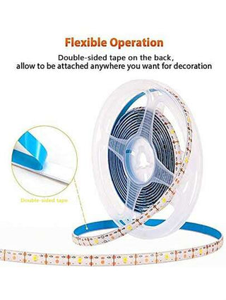 شريط إضاءة LED، 1 متر / 2 متر / 3 متر / 5 متر / 10 متر / 15 متر / 20 متر، مصباح ديكوري لخلفية التلفزيون، إضاءة داخلية، مصباح مكتبي، إضاءة المرآة، إضاءة الخزانة