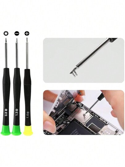 مجموعة مفكات براغي 22 قطعة ومجموعة مفكات براغي بار ، مجموعة أدوات مناسبة لتفكيك وإصلاح الهواتف المحمولة