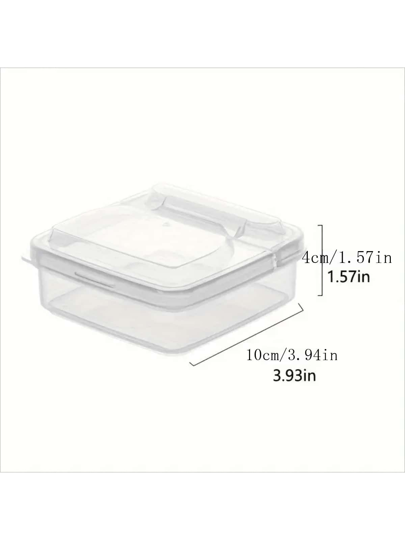 صندوق تخزين منبت الجبن الياباني الخاص بالأطعمة للحفاظ على الخضروات والفواكه والجبن والزنجبيل والثوم ومكعبات الثلج والزبدة داخل الثلاجة