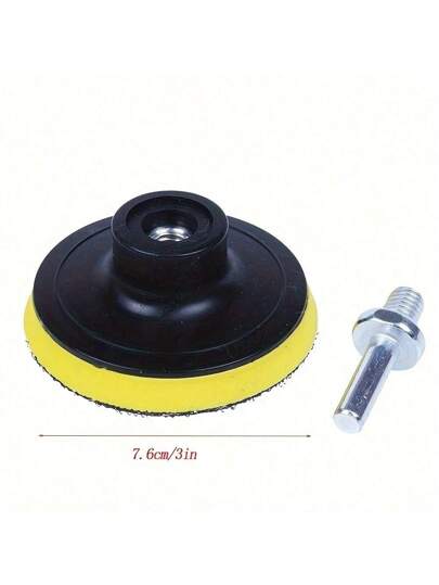 طقم تلميع السيارات بإسفنج 3 بوصة لتلميع وتلميع القوارب وإزالة الخدوش بواسطة آلة التلميع