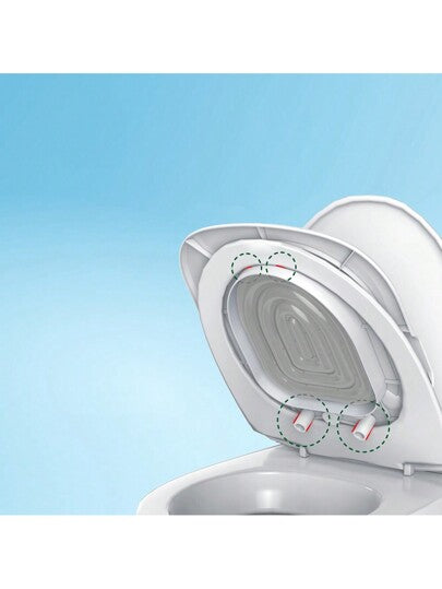 مرحاض قطط مغلق قابل للطي ABS مع مقعد تدريب