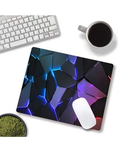حصيرة الماوس للألعاب والعمل بنمط هندسي عصري ومضادة للانزلاق، متوفرة ب4 مقاسات للاختيار