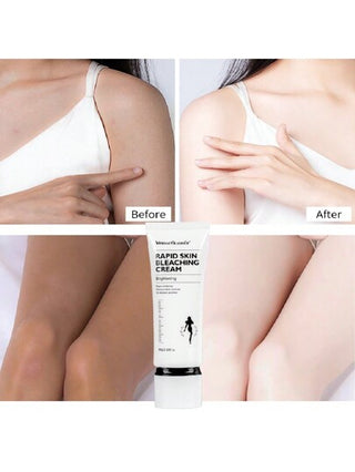 2.82 أونصة سائلة كريم تفتيح للوجه والجسم، منتج مرطب ومغذي عميقاً، يجعل لون البشرة أكثر جمالاً، ضروري للعناية اليومية بالبشرة للنساء