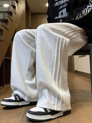 بنطال رجالي مُنْفَرِج بساقات مُسْتَقِيمَة كَاْسُول