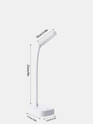 مصباح مكتبي LED قابل للشحن ويعمل بالبطارية ، ويشحن عن طريق ال USB ، مع 3 أوضاع للألوان وإضاءة قابلة للتعديل ، مناسب للمنزل والمكتب