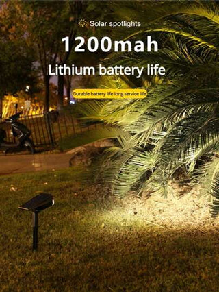 قطعة واحدة بقاعدة شمسية ضوء بقعة LED 7 ألوان متغيرة مقاوم للماء ، ضوء جداري شمسي ديكوري يتحول تلقائيًا إلى الإيقاف/التشغيل قابل للتعديل لفناء الفيلا ، الخارجي ، المدخل ، الحديقة ، ممر السيارات ، منطقة المسبح هدية ليلة الهالوين عيد الميلاد