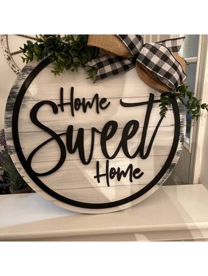 رمضان زينة رمضان معلق باب "Home Sweet Home" ، ديكور الباب الأمامي ، معلق باب "Home Sweet Home" ، ديكور "Home Sweet Home" ، زخرفة "Home Sweet Home" ، إكليل للمنزل الرائع ، إكليل للمنزل الأمامي "Home Sweet Home" ، هدية معلقة لديكور المنزل في الهواء الطلق أو
