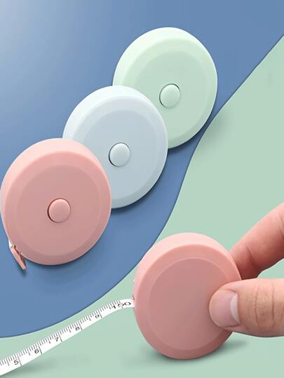 أدوات مكتبية ومدرسية 1 قطعة / 2 قطعة / 3 قطعة شريط قياس ناعم على شكل حلقة - 150 سم / 59.05 بوصة - انسحاب تلقائي - سهل الاستخدام ودقيق, مدبب + شريط قياس ، لوازم مدرسية ، العودة إلى المدرسة