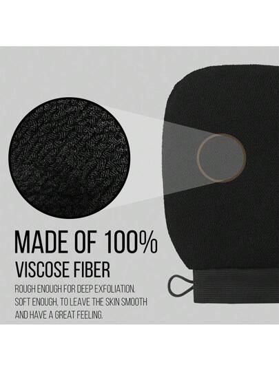 قفازات تقشير كورية (1 مجموعة) قفازات التقشير التي تزيل البشرة الميتة بشكل ملحوظ ، مثالية للرش بالبراز أو لالتهاب الجريبات الشعرية ، جسم الفرك مصنوع من ألياف الفيسكوز 100٪ ، حقيبة ، منظم ، تخزين ، مشابك شعر