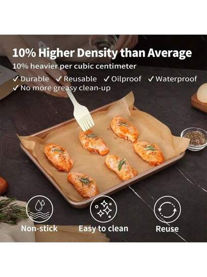 أوراق خبز من الورقة ورقة مقطعة مسبقًا بعدد 50/100/200، أبيض غير مبيض، بمقاس 6x8/12x16 بوصة، مناسبة للخبز والطهي والشواء والقلي والبخار - غير لاصقة، مناسبة لمعظم المقالي العادية