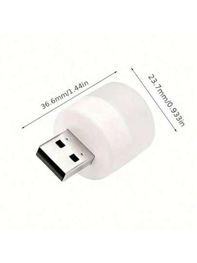 مصباح ليلي صغير يعمل باليو اس بي 10 قطع بيضاء دافئة للحماية من العين، مناسب لمصابيح القراءة و يعمل باليو اس بي للجهاز الكمبيوتر والهاتف المحمول و البنك الطاقة لاب توب و يتميز بالنقل السهل و حماية العين للطلاب، ملحق رائع لسيارتك أيضًا كهدية رائعة لعيد المي