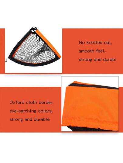 هدف كرة قدم محمول 1باك للساحة الخلفية ، أهداف كرة قدم قابلة للطي للداخل والخارج