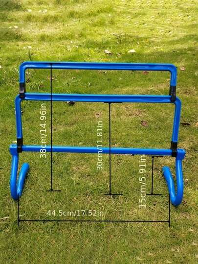 قطعة واحدة معدات تدريب رياضي قابلة للفصل 3-في-1 للرشاقة والمرونة للسرعة والحواجز ولتدريب كرة السلة وكرة القدم ، تمرين خارجي