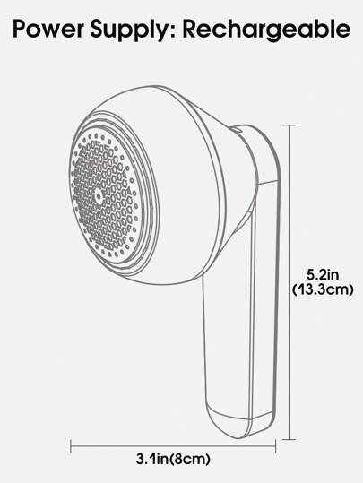 أداة محمولة لإزالة الكتل والفُر والوبر الكهربائية القابلة لإعادة الشحن، فعالة وسريعة لإزالة الكرات الصغيرة والكتل عن الملابس والأثاث والسجاد (قطعة واحدة سوداء)