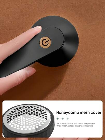 أداة محمولة لإزالة الكتل والفُر والوبر الكهربائية القابلة لإعادة الشحن، فعالة وسريعة لإزالة الكرات الصغيرة والكتل عن الملابس والأثاث والسجاد (قطعة واحدة سوداء)