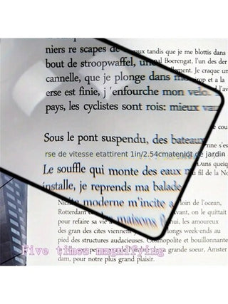 أدوات مكتبية ومدرسية عدسة مكبرة خفيفة الوزن وقوية: وضوح استثنائي للطلاب والقراء وهواة الاشتغال - رفيق مذاكرة صغير ومتين! ، لوازم مدرسية ، عودة إلى المدرسة