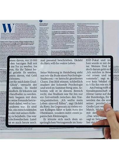 أدوات مكتبية ومدرسية عدسة مكبرة خفيفة الوزن وقوية: وضوح استثنائي للطلاب والقراء وهواة الاشتغال - رفيق مذاكرة صغير ومتين! ، لوازم مدرسية ، عودة إلى المدرسة