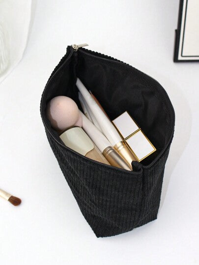 قطعة واحدة مخصصة للتجميل والأدوات المستحضرات بتصميم أنيق وبسيط محمول، مناسب للنساء والبنات للسفر والاستخدام المنزلي والاستخدام اليومي، منظم محمول مستحضرات التجميل والمواد الصحية، هدايا وإكسسوارات سحاب