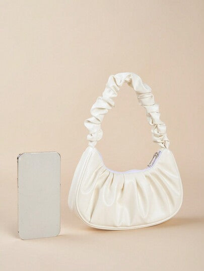 حقيبة كتف  حمل يد بشكلها المطوي العصري للفتيات، مناسبة للخروج اليومي