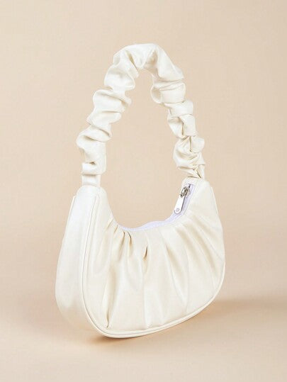 حقيبة كتف  حمل يد بشكلها المطوي العصري للفتيات، مناسبة للخروج اليومي