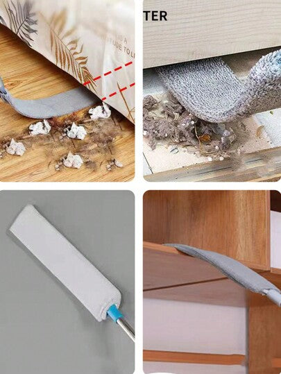 فرشاة تنظيف الغبار الميكروفايبر مع التمديد و القابل للغسل والجافة و الرطبة، فرشاة تنظيف متعددة الأغراض لازالة الغبار لأسفل الأثاث مثل الأريكة والسرير، لوازم التنظيف، المطبخ، أدوات المطبخ