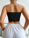 Shein Underwear&Sleepwear Maternity 5قطع/طقم خصر ملابس علوية أنبوبي بدون خياطة مرضعة حمالات بدون سلك