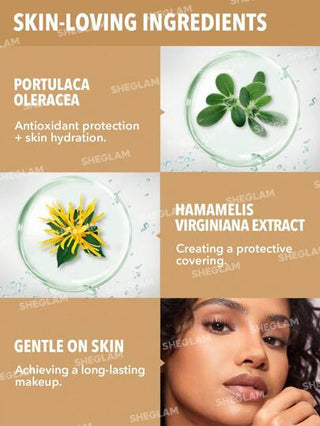SHEGLAM خافي العيوب Like Magic 12Hr Full Coverage Concealer-خافي عيوب سائل غير لامع بنكهة الفانيليا الدافئة، يدوم طويلاً، مصحح لون مشرق، خافي عيوب مرطب خفيف الوزن يدوم طوال اليوم، خافي عيوب Christmas Winter عيد الأب التخرج عيد الميلاد العطلة الربيع...