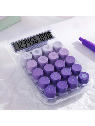 أدوات مكتبية ومدرسية لوحة مفاتيح ميكانيكية دائرية متدرجة بتصميم هرمون الدوبامين، ذات ألوان فاخرة جذابة للغاية، مناسبة للطلاب وموظفي المكاتب، بتصميم أنثوي لعودة المدارس