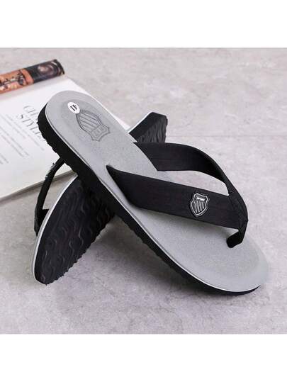 شباشب الرجال الصيفية للشاطئ والرمال مضادة للانزلاق ومسطحة وعادية عالية الجودة وصنادل منزلية للرجالرمضان