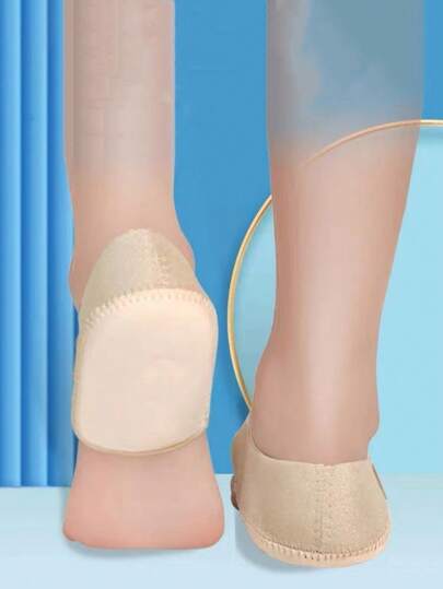 زوج من وسادات كعب مقاومة للبلى ، وسادات كعب من السيليكون مضادة للألم ومضادة للتشقق ، واقيات الكعب للأحذية الرياضية والكاجوال والرياضية للنساء والرجال