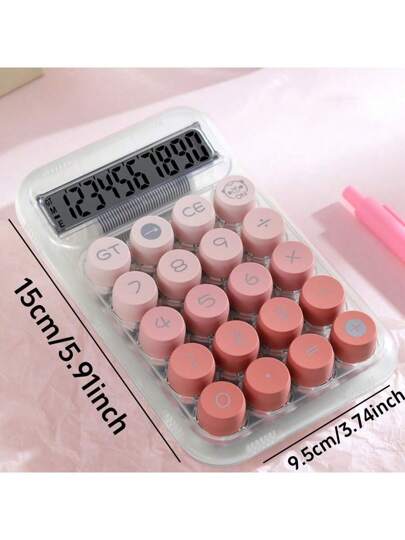 أدوات مكتبية ومدرسية لوحة مفاتيح آلية حاسبة الدوبامين التدريجية، لون عالي الجودة مع قيمة لون عالية مناسبة للطالبات والسيدات في المكاتب