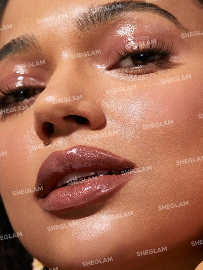 SHEGLAM ملمع شفاه Power Bouquet-ملمع شفاه مرطب ملون لامع من Espresso Yourself، زيت شفاه غير لاصق ومرطب، مستخلص الكاميليا للعناية بالشفاه، ، عيد الميلاد، الشتاء، ملمع شفاه بني عيد الأب التخرج عيد الميلاد العطلة الربيع الصيف Y2K فاخر أزياء مكياج...