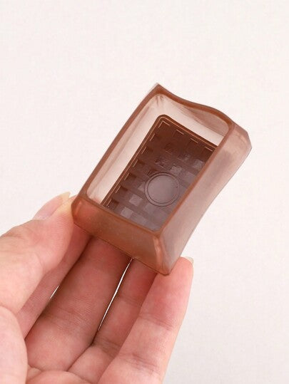 أثاث مكتبي حامي الأرضيات الرباعي لأرجل الكرسي 4 قطع ، أغطية أرجل كرسي سيليكونية مستطيلة ، حصيرة صغيرة للأرضيات ، تقليل الضوضاء ، ملحقات الأثاث