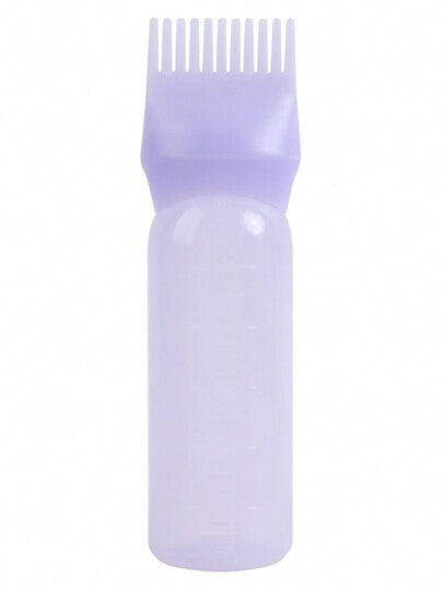 زجاجة صباغة الشعر الاحترافية بفرشاة ومشط مزيلات القشرة ، أداة تلوين وتصفيف الشعر وعناية فروة الرأس عنصر واحد