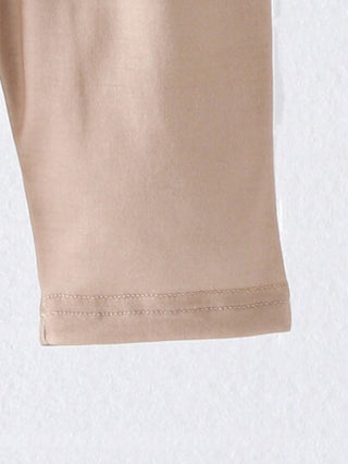 SHEIN قميص قصير الأكمام مطبوع عليه صورة ثعلب بارد للأولاد الرضع مع بنطلون طويل، 2 قطعة لارتداء المنزل العارض العادي