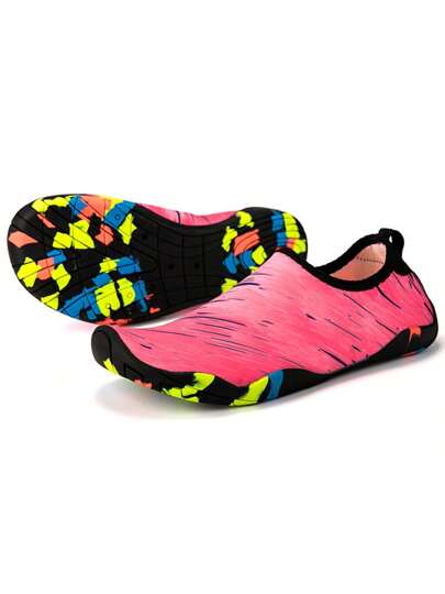 أحذية مائية يمكن ارتداؤها من قبل الجنسين ، أحذية شاطئ وسباحة خارجية ، ذات قاع ناعم مانع للانزلاق للنساء والرجال ، متوفرة بألوان متعددة