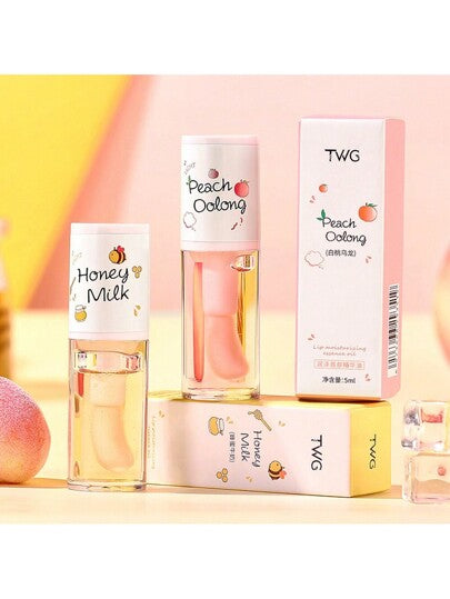 زيت الشفاه للنساء ترطيب وتنعيم روتين تغذية الشفاه ووضوح اللون مرطب شفاه جلوس شفاه للرجال والنساء يرطب الشفاه الجافة ويزيل الجلد الميت