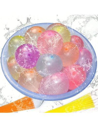 37 قطعة/111 قطعة /عبوة من البالونات المائية عشوائية الألوان، بالونات مائية سريعة الملء للمعارك المائية، التخييم، الشاطئ، ألعاب السباحة