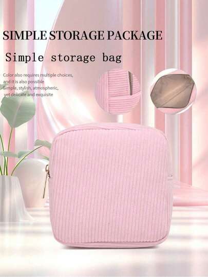 حقيبة مستحضرات تجميل صغيرة , حقيبة سفر للمستحضرات الصغيرة من النايلون منظم للحمام للنساء / الفتيات, محفظة مغلقة بسوستة جميلة تستخدم للمدرسة والعمل والسفر, حقيبة مستحضرات تجميل, حقيبة العناية بالبشرة, حقيبة للمستلزمات, مكعبات للتغليف, الضروريات السفرية