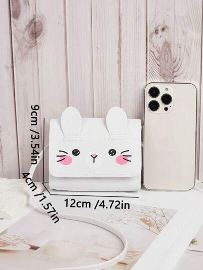 حقيبة كتف صغيرة مصممة بشكل جديد و لطيف، حقيبة كتف عارضة كارتون القطة الجميلة للأطفال، محفظة عملات صغيرة للفتيات، حقيبة يد للسفر، للاستخدام اليومي