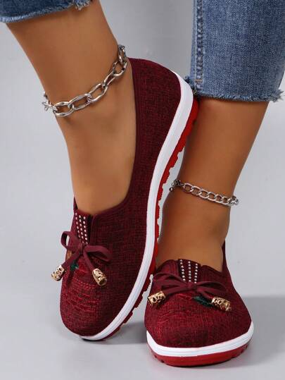 أحذية رياضية نسائية وصول جديد للربيع، أنيقة، مسامية، خفيفة الوزن، مضادة للانزلاق، مقاومة للتآكل، أحذية لوفرس مسطحة عارضة